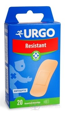 URGO Resistant odolná náplasť, 3 veľkosti, 1x20 ks