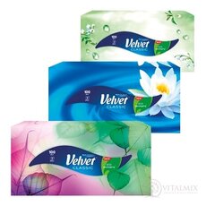 Velvet CLASSIC box papierové vreckovky 2-vrstvové, 1x100 ks