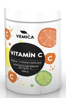 VEMICA Vitamín C (dóza) prášok 1x1000 g