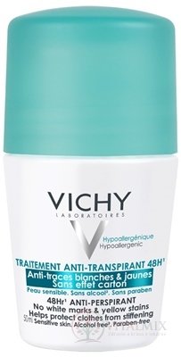 VICHY DEO ANTI-TRACES 48H Roll-on anti-transpirant (M5976801) 1x50 ml