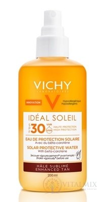 VICHY Idéal Soleil PROT WATER SPF 30 R18 ochranná voda s betakaroténom (MB054500) 1x200 ml