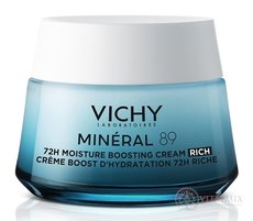 VICHY MINERAL 89 72H MOISTURE CREAM RICH hydratačný krém s bohatou textúrou 1x50 ml