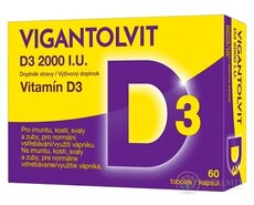 VIGANTOLVIT Vitamín D3 2000 IU cps 1x60 ks