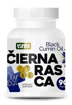 VIRDE ČIERNA RASCA OLEJ 100 % cps 1x90 ks