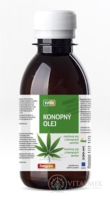 VIRDE KONOPNÝ OLEJ rastlinný olej z konopných semien 1x200 ml