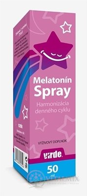 VIRDE Melatonín Spray ústny sprej 1x50 ml