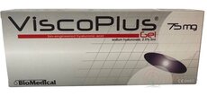 ViscoPlus Gel 2,5% hyaluronát sodný v injekčnej striekačke, viskoelastický intraartikulárny roztok 1x3 ml