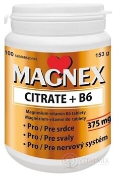 Vitabalans MAGNEX CITRATE + B6 tbl 1x100 ks