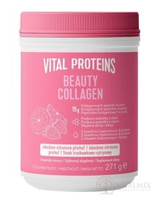 VITAL PROTEINS BEAUTY COLLAGEN prášok na prípravu nápoja, jahodovo-citrónová príchuť 1x271 g