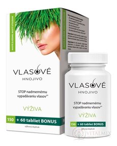 Vlasové hnojivo tbl 150+60 zadarmo (210 ks)