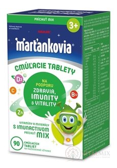 WALMARK Marťankovia s Imunactivom cmúľacie tablety, príchuť mix, 1x90 ks