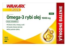 WALMARK Omega 3 rybí olej FORTE cps (výhodné balenie) 1x180 ks