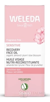 WELEDA Regeneračný pleťový olej Sensitive s bio mandľovým olejom 1x50 ml