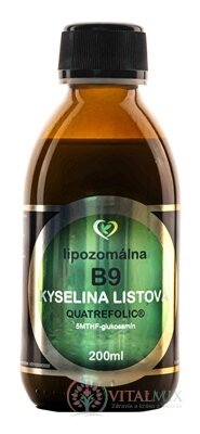 Zdravý svet Lipozomálna B9 KYSELINA LISTOVÁ 1x200 ml