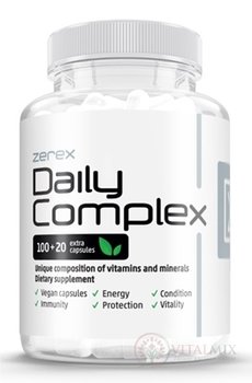 Zerex Daily Complex cps, komplex vitamínov a minerálov, 1x120 ks