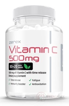 Zerex Vitamín C 500 mg tbl s postupným uvoľňovaním 1x100 ks