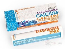 ZINOK, MAGNESIUM, CALCIUM - RosenPharma tbl eff 1x20 ks