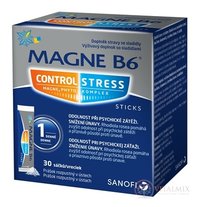 MAGNE B6 CONTROL STRESS sticks prášok vo vrecúškach 1x30 ks