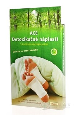 ACE detoxikačné náplasti ANEŽKA CENTRUM 1x8 ks