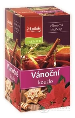 APOTHEKE PREMIER VIANOČNÉ KÚZLO bylinný čaj v nálevových vreckách 20x2 g (40 g)