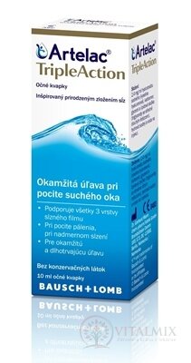 Artelac TripleAction očné kvapky 1x10 ml