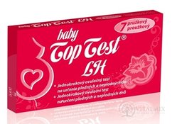 Baby Top Test LH ovulačný - 7 prúžkový jednokrokový 1x7 ks