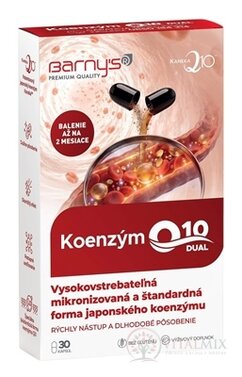 Barny's KOENZÝM Q10 DUAL 60 mg cps 1x30 ks