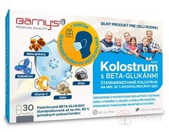Barny's KOLOSTRUM s beta-glukánmi forte + darček cps 30 ks + darček 1ks, 1x1 set