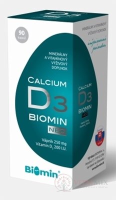 Biomin CALCIUM NEO S VITAMÍNOM D3 cps 1x90 ks