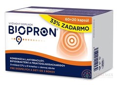BIOPRON 9 cps 60+20 (33% zdarma) 80ks EXP 30.4.2024