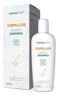 Cannaderm CAPILLUS šampón Seborea 1x150 ml