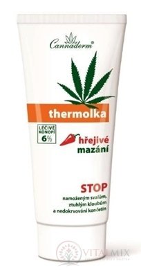 Cannaderm THERMOLKA hrejivé mazanie na svaly a kĺby 1x200 ml