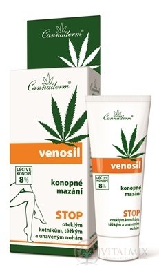 Cannaderm VENOSIL konopné mazanie na žily 1x100 ml