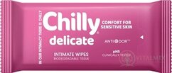 Chilly delicate INTIMATE WIPES intímne obrúsky pre citlivú pokožku 1x12 ks