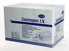 COSMOPOR I.V. obväz na fixáciu kanýl sterilný (6x8cm) 1x50 ks