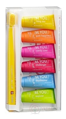 CURAPROX BE YOU 6-pack zubná pasta 6x10 ml + zubná kefka CS 5460, 1x1 set