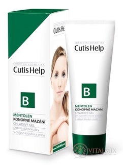 CutisHelp MENTOLEN konopné mazanie chladivý gél pri bolestiach, v tube 1x200 ml