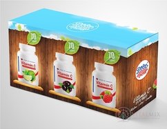 Dobré z SK Vitamín C Výhodné balenie tbl 200 mg (príchuť: malina + acai + limetka) 3x70 ks (210 ks)