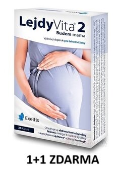 LejdyVita 2 Budem mama 2x30cps AKCIA 1+1 ZDARMA
