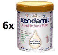KENDAMIL DOJČENSKÉ  MLIEKO 1 DHA+ 6x800G