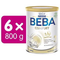 BEBA COMFORT 3, 5HMO, mliečna výživa pre malé deti, 6 × 800 g