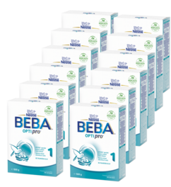 BEBA OPTIPRO® 1 počiatočné dojčenské mlieko, 500 g, 12x500G