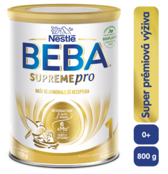 BEBA SUPREMEpro 1, 6 HMO, počiatočné dojčenské mlieko, 800 g