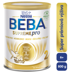 BEBA SUPREMEpro 2, 6 HMO, následné dojčenské mlieko, 800 g