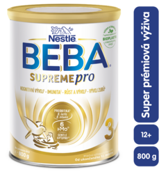 BEBA SUPREME pro 6HM-O 3 mliečna výživa pre malé deti (od ukonč. 12. mesiaca)1x800 g