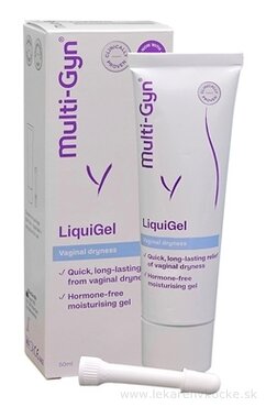 MULTI-GYN LIQUIGEL vaginálny lubrikačný, bioaktívny, na odstránenie suchosti pošvy, 1x50 ml