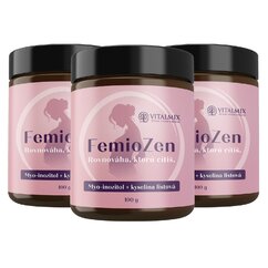 VITALMIX FEMIOZEN 3 X 100G myo-inozitol s kyselinou listovou, podpora plodnosti a hormonálnej rovnováhy