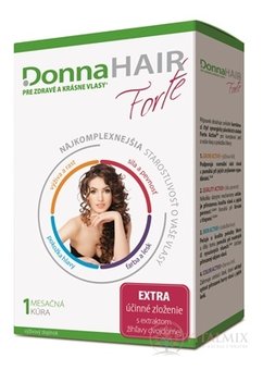 DonnaHAIR Forte cps (1 mesačná kúra) 1x30 ks