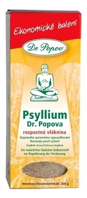 DR. POPOV PSYLLIUM rozpustná vláknina 1x200 g