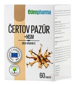 EDENPharma ČERTOV PAZÚR + MSM cps 1x60 ks